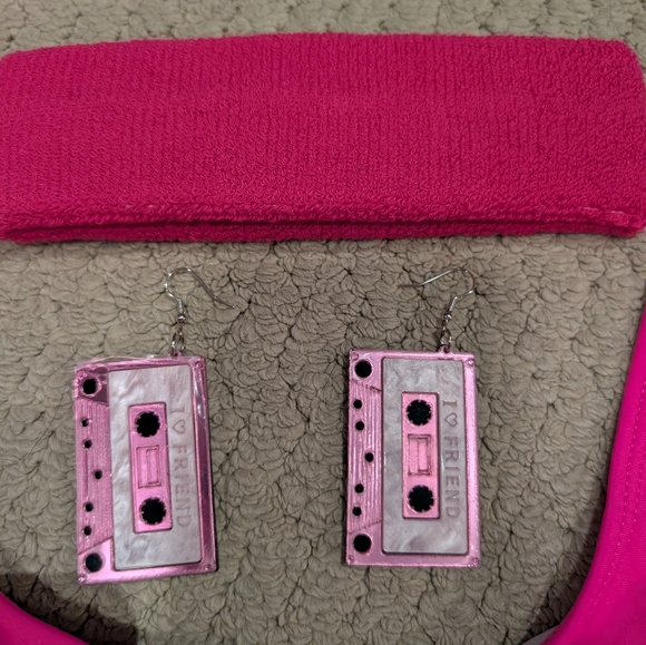 MIAIULIA branded 80s-inspired workout costume set Size Small NWT - Picture 4 of 6